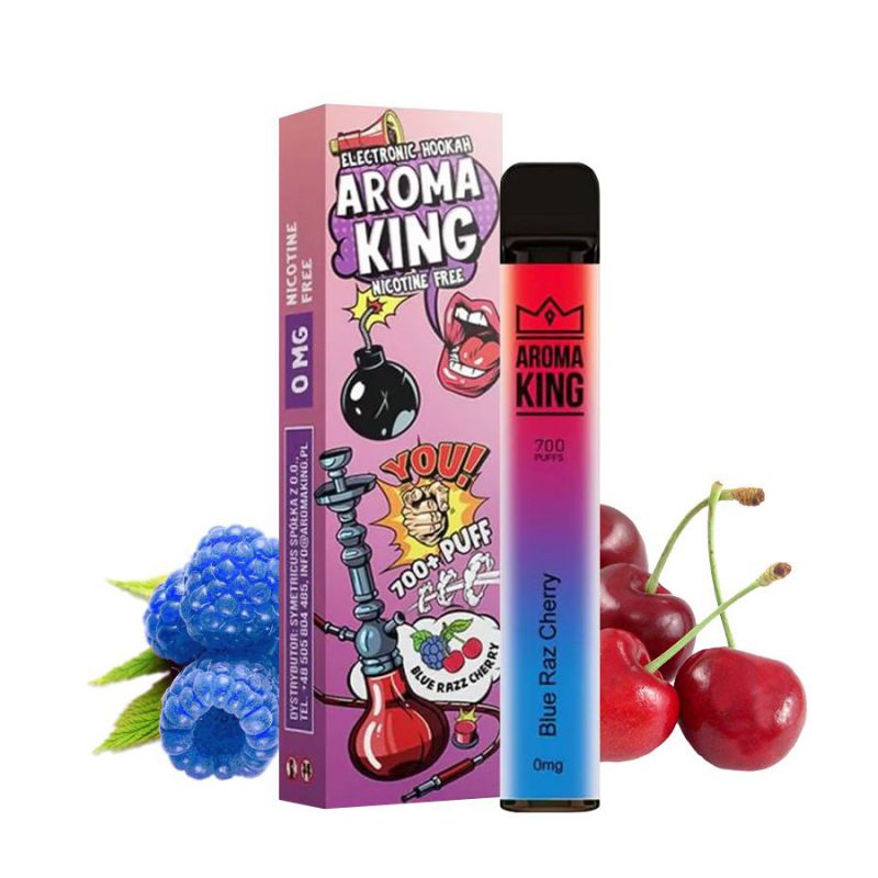 akh33 aroma king des. blue raspberry  0mg (1x10)