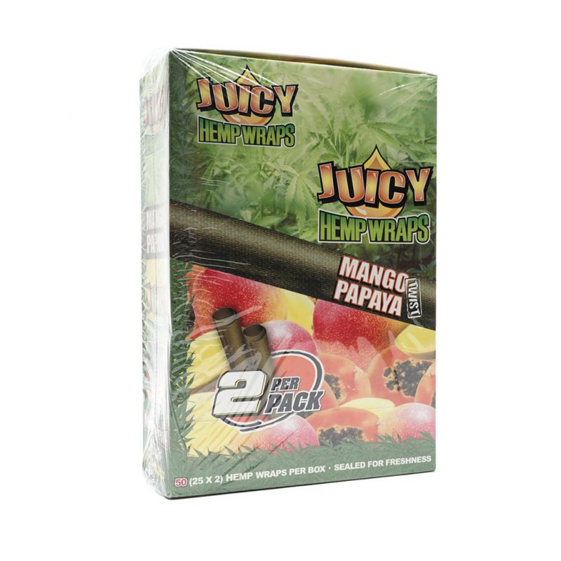 juicy hemp wraps manic 2 blunts 1 x 25